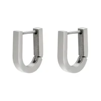 Fashion Geometric Plating Stainless Steel No Inlaid 18K Gold Plated Earrings sku image 9