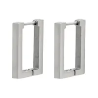 Fashion Geometric Plating Stainless Steel No Inlaid 18K Gold Plated Earrings sku image 10