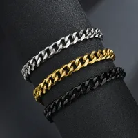 Fashion 667 Stainless Steel Stainless Steel 18K Gold Plated No Inlaid Bracelets In Bulk main image 3