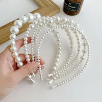 Women's Vintage Style Geometric Artificial Pearl Hair Band main image 2
