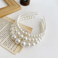 Women's Vintage Style Geometric Artificial Pearl Hair Band main image 3