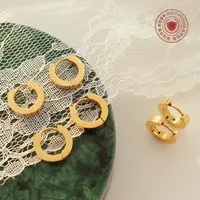 Fashion 304 Stainless Steel No Inlaid 18K Gold Plated Earrings main image 3