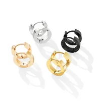 Fashion 304 Stainless Steel No Inlaid 18K Gold Plated Earrings main image 5