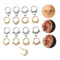 Nose Rings & Studs Ethnic Style Geometric 316 Stainless Steel  Plating main image 2