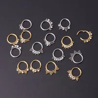 Nose Rings & Studs Ethnic Style Geometric 316 Stainless Steel  Plating main image 3