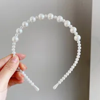 Women's Vintage Style Geometric Artificial Pearl Hair Band sku image 1