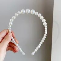 Women's Vintage Style Geometric Artificial Pearl Hair Band sku image 4