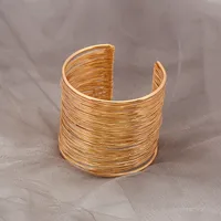 Wholesale Fashion Open Wire Bracelet Winding Braided Bracelet main image 3