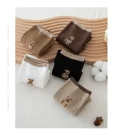 Fashion Mid-tube Autumn And Winter Bear Polyester-cotton Long Socks main image 4