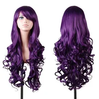 Cosplay Wig Fashion Color Long Curly Hair Cos Wig Wholesale sku image 3