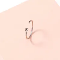 Geometric Stainless Steel Plating Nose Ring Nose Studs main image 2