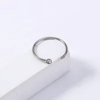 Geometric Stainless Steel Plating Nose Ring Nose Studs main image 4