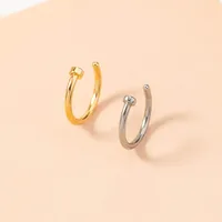 Simple Stainless Steel Piercing U-shaped Nose Ring Piercing Nose Ornaments Wholesale main image 2