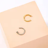 Simple Stainless Steel Piercing U-shaped Nose Ring Piercing Nose Ornaments Wholesale main image 3