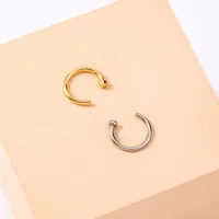 Simple Stainless Steel Piercing U-shaped Nose Ring Piercing Nose Ornaments Wholesale main image 4