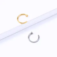 Simple Stainless Steel Piercing U-shaped Nose Ring Piercing Nose Ornaments Wholesale main image 5