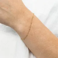 U Shape Stainless Steel 14K Gold Plated No Inlaid Bracelets In Bulk main image 4