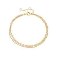 Fashion U Shape Stainless Steel 14K Gold Plated No Inlaid Bracelets In Bulk main image 5