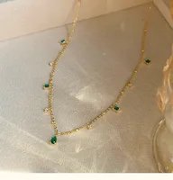 Retro High-end Necklace Simple Gold-plated Clavicle Chain Niche Design Necklace main image 1