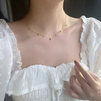 Retro High-end Necklace Simple Gold-plated Clavicle Chain Niche Design Necklace main image 3
