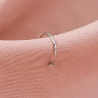 Geometric Stainless Steel Plating Nose Ring Nose Studs sku image 1
