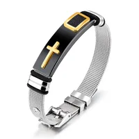 Fashion Geometric Titanium Steel No Inlaid Men'S sku image 1
