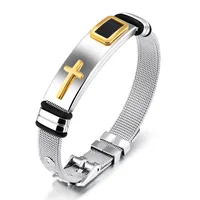Fashion Geometric Titanium Steel No Inlaid Men'S sku image 3