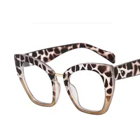 Retro Leopard Pc Cat Eye Full Frame Optical Glasses sku image 4