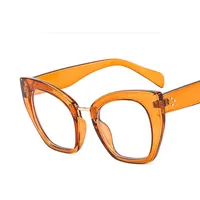 Retro Leopard Pc Cat Eye Full Frame Optical Glasses sku image 8