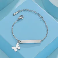 Fashion Geometric 304 Stainless Steel Titanium Steel 18K Gold Plated No Inlaid Bracelets In Bulk sku image 1