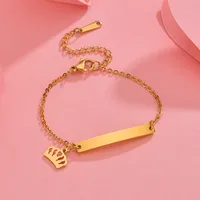 Fashion Geometric 304 Stainless Steel Titanium Steel 18K Gold Plated No Inlaid Bracelets In Bulk sku image 7