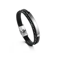 Retro Geometric 201 Stainless Steel Stainless Steel No Inlaid Unisex sku image 2
