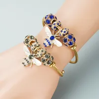 Fashion 304 Stainless Steel Alloy Gold Plated Rhinestones Bracelets In Bulk main image 2