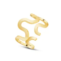 Wholesale Jewelry Fashion Geometric 304 Stainless Steel No Inlaid 18K Gold Plated Plating main image 5