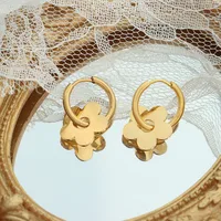 Fashion Geometric Plating 304 Stainless Steel No Inlaid 18K Gold Plated Earrings main image 1