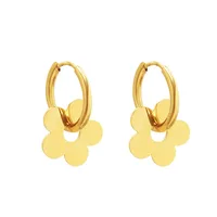 Fashion Geometric Plating 304 Stainless Steel No Inlaid 18K Gold Plated Earrings main image 5