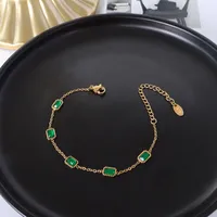 Fashion Geometric 304 Stainless Steel 18K Gold Plated Bracelets In Bulk main image 2