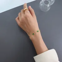 Fashion Geometric 304 Stainless Steel 18K Gold Plated Bracelets In Bulk main image 4