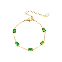 Fashion Geometric 304 Stainless Steel 18K Gold Plated Bracelets In Bulk main image 5