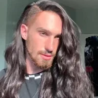 Men's Wigs Brown Gold European And American Long Wigs Rose Chemical Fiber Fake Hair main image 2