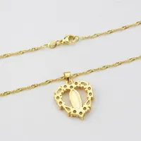 Copper 18K Gold Plated Gold Plated Fashion Plating Zircon Necklace main image 4