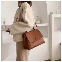 Medium Pu Leather Summer Fashion Four Seasons Large-capacity Crossbody Bags Handbags main image 4