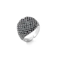 Jewelry Full Diamond Round Ring Open Geometric Zircon Ring sku image 8
