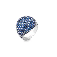 Jewelry Full Diamond Round Ring Open Geometric Zircon Ring sku image 12