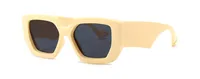European And American Geometric Contrast Color Retro High-end Sunglasses sku image 4