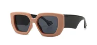 European And American Geometric Contrast Color Retro High-end Sunglasses sku image 6