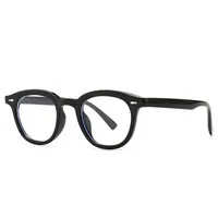 Narrow Frame Anti-blue Light Flat Mirror Trend Modern Charm Retro Sunglasses sku image 3
