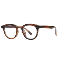 Narrow Frame Anti-blue Light Flat Mirror Trend Modern Charm Retro Sunglasses sku image 6