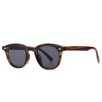 Narrow Frame Anti-blue Light Flat Mirror Trend Modern Charm Retro Sunglasses main image 2