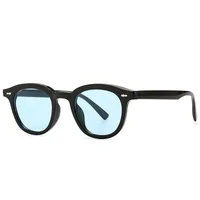 Narrow Frame Anti-blue Light Flat Mirror Trend Modern Charm Retro Sunglasses main image 5